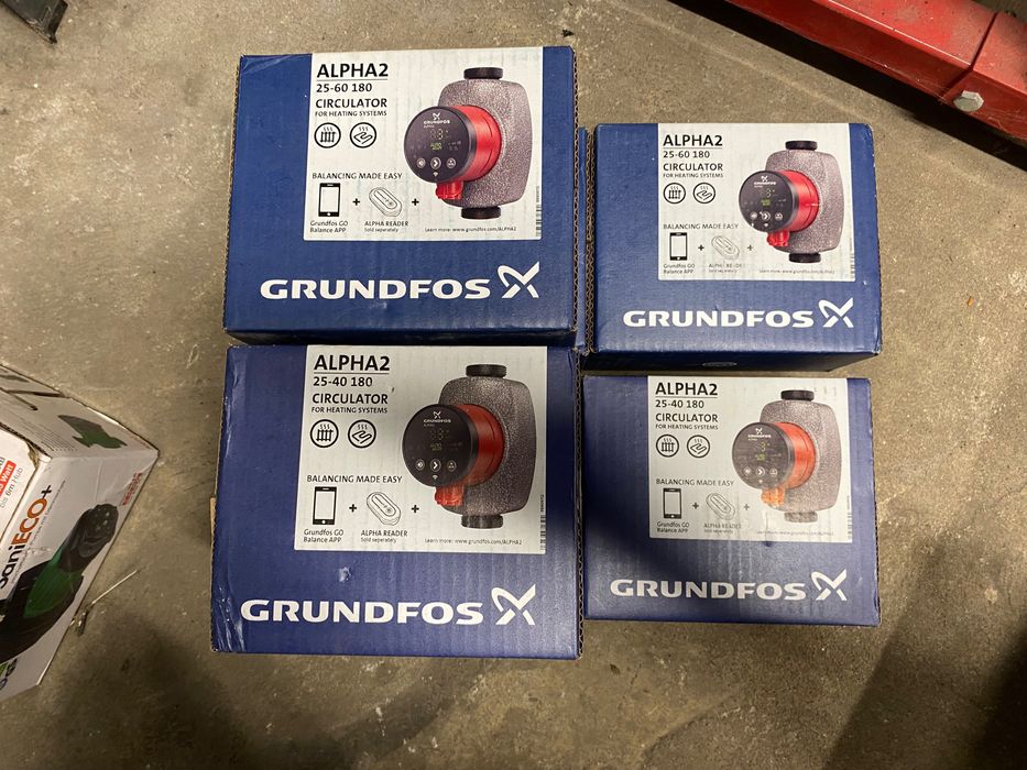 Grundfos alpha2 25.40 180 nowe pompa