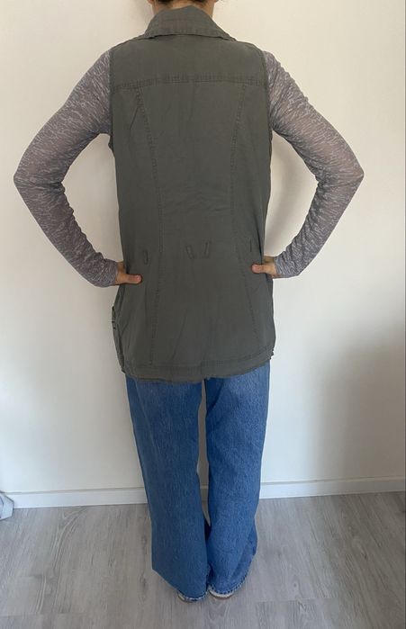 Lniana tunika len khaki cecil m/38