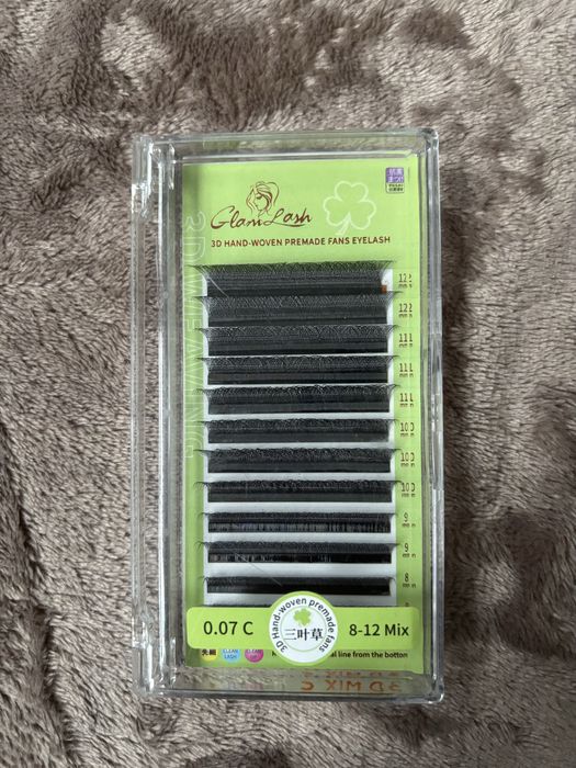 Rzesy glam lash 3d mix 8-12 mm
