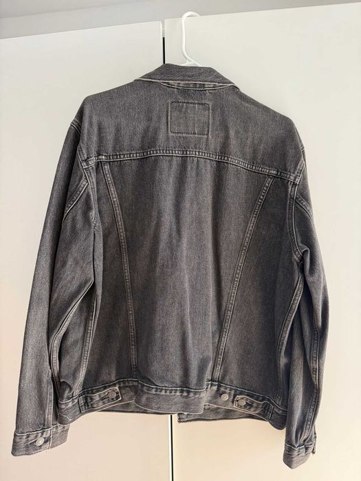 Casaco de Ganga Levi's Original – Cinzento Escuro / Preto - (NOVO) Size: L