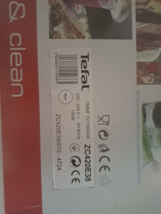 Wyciskarka wolnoobrotowa TEFAL Juice&Clean ZC420E38