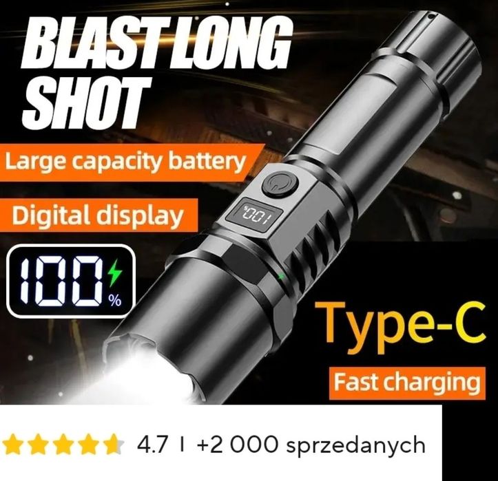 Latarka HP100 Mega Zoom