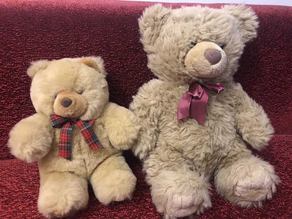 Dwa misie pluszaki dla dziecka Teddy Bear Metro England maskotka nowe