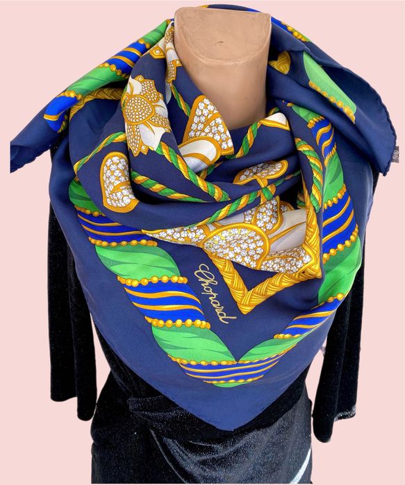 CHOPARD люксовый шелковый платок оригинал роуль