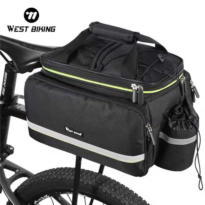 Сумка на багажник расширяемая West Biking 20-35 л велосумка