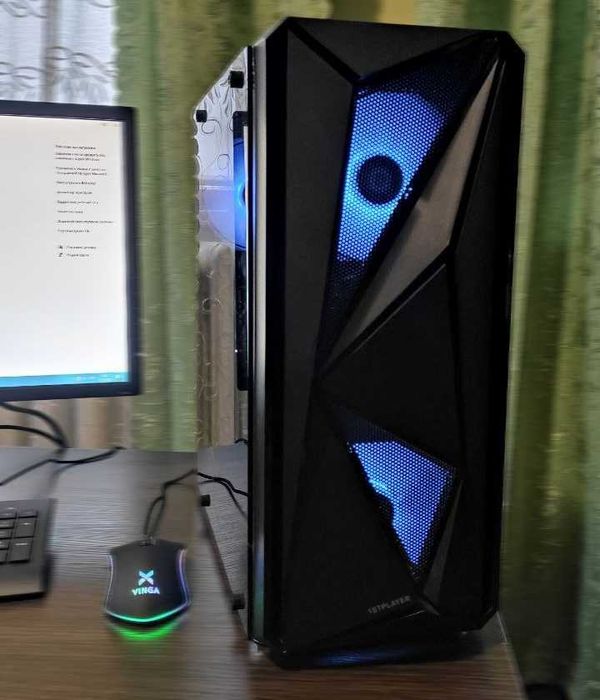 Потужний ігровий комп'ютер 6 (12) ядер/ DDR4 16 Гб/RX5700XT/ SSD+HDD