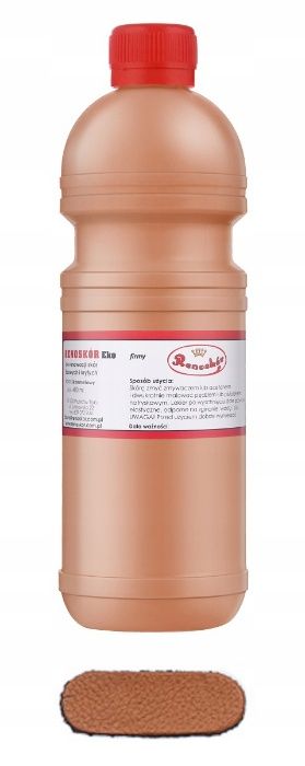 RENOSKÓR farba lakier do skóry Musztardowy 480ml