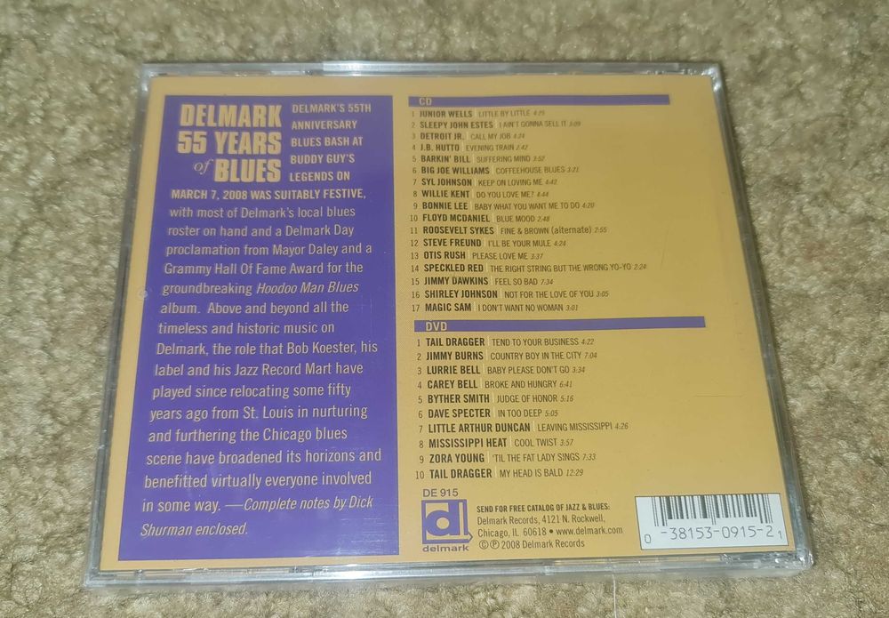 55 Years Of Blues / CD + DVD / FOLIA /