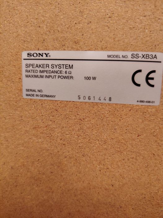 Aparelhagem Sony LBT XB3