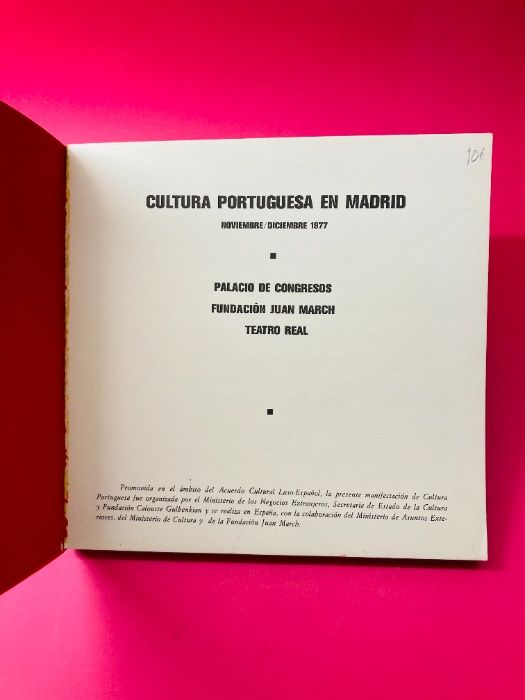 Cultura Portuguesa En Madrid - Autores Vários