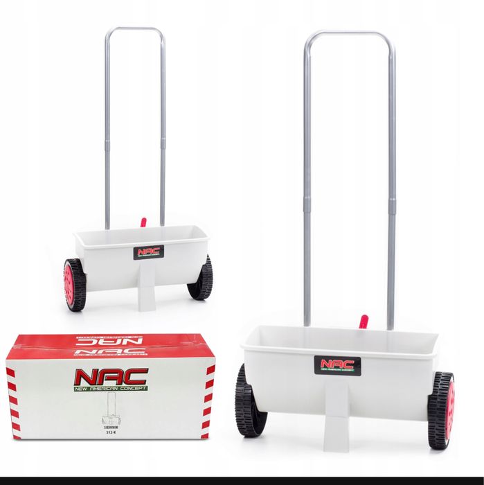 Siewnik do trawy lub nawozow Nac