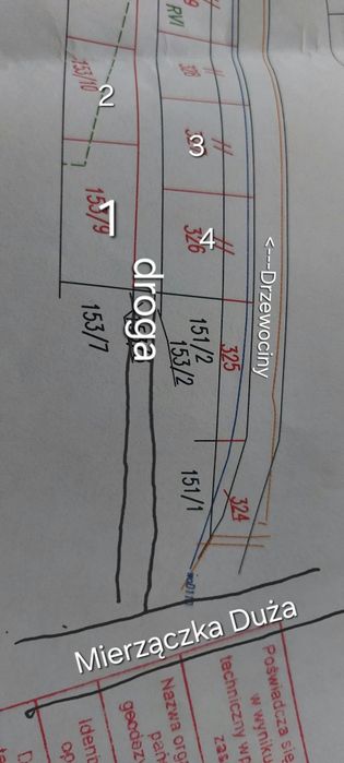 Sprzedam działki budowlane!!  Mierzączka Duża