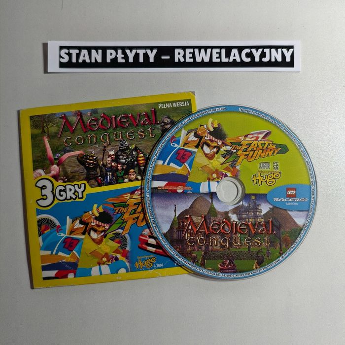 Gra PC - Medieval conquest + The Fast & Funny + Lego Racers