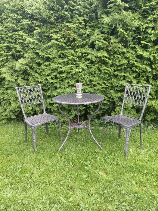 Komplet mebli ogrodowych ławka