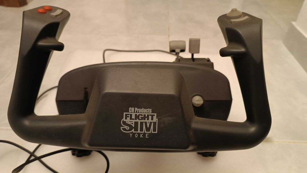 Controlador de simulador de voo Flight Sim Yoke FSY211U USB
