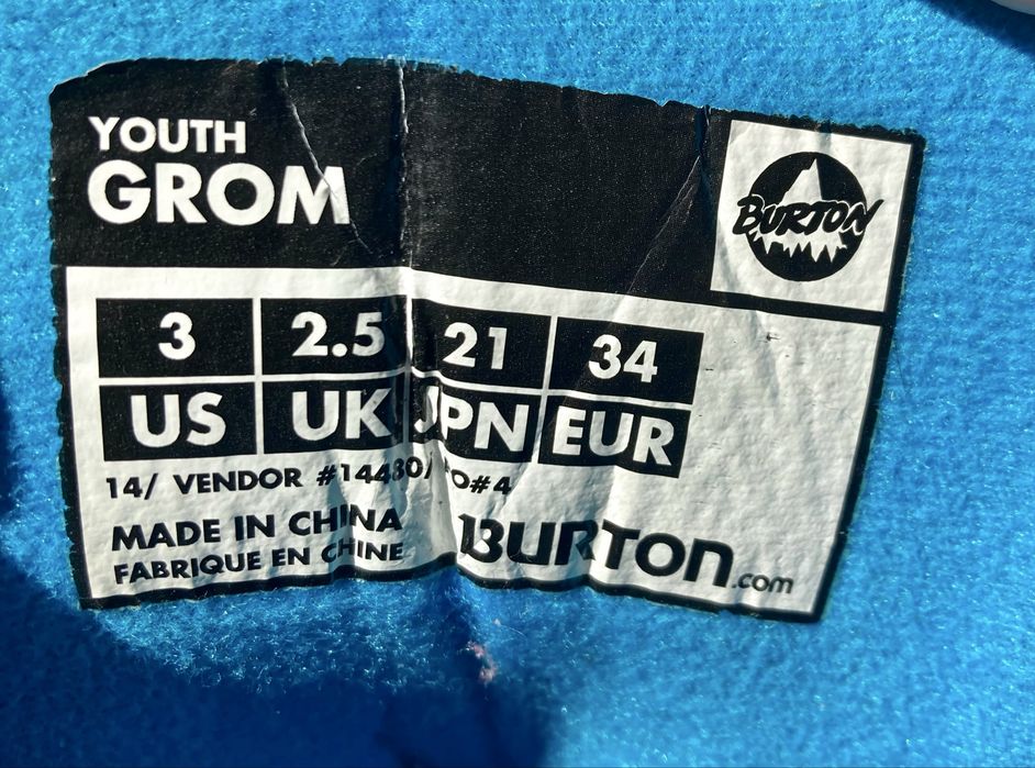 Buty snowboardowe Burton 34