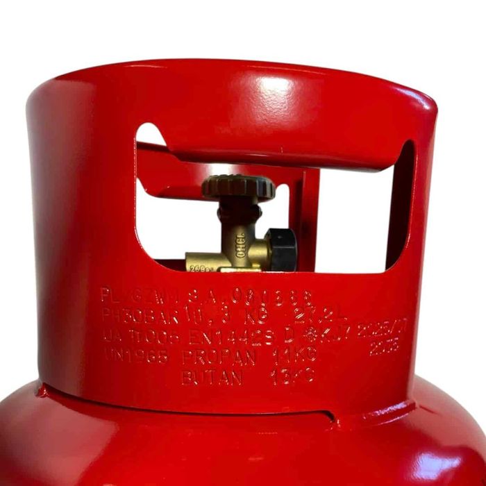 Металевий газовий балон Safegas 27.2л (вентиль із запобіжним клапаном)