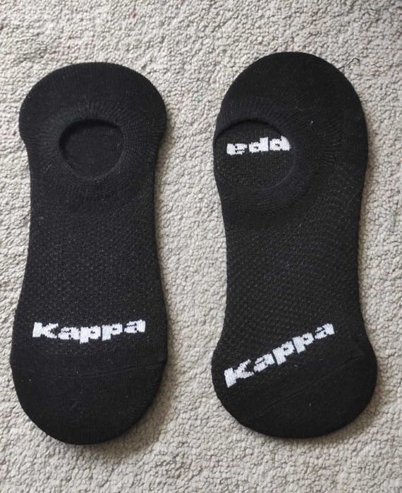 Stopki Kappa czarne, 2 pary, rozm 36-41, nowe