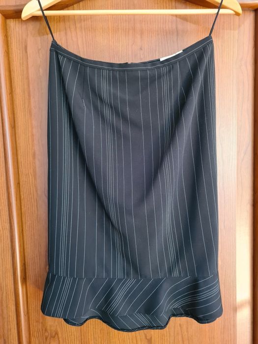 Garsonka SIMPLE r. 34/36 czarna w prążek ècru