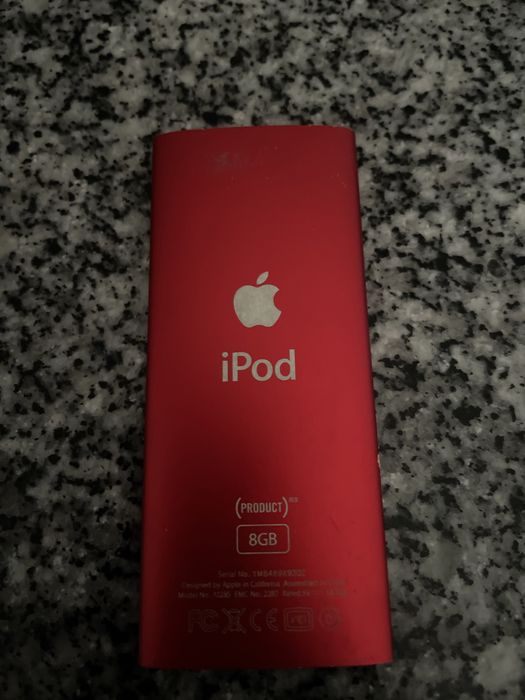 Ipod vermelho 8gb