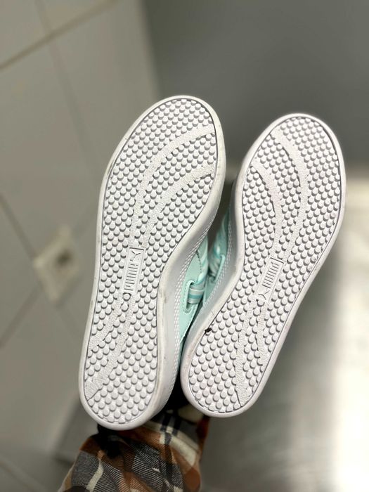 Puma softfoam turkusowe