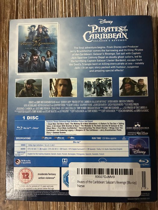 Pirates of the Caribbean - Salazar’s Revenge [blu-ray] legendas PT