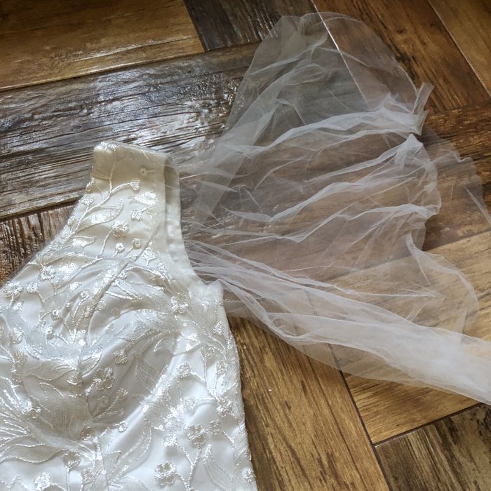 Весільна сукня shein рукава фатинові а-силуету m. весельне плаття.