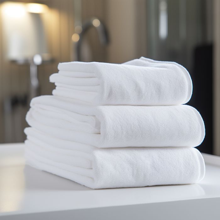 PROMOCJA -10% Ręcznik mały do rąk biały poleasingowy ok 50x90