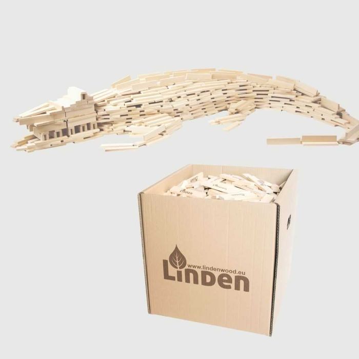 Klocki Linden 1000 szt. w kartonowym opakowaniu