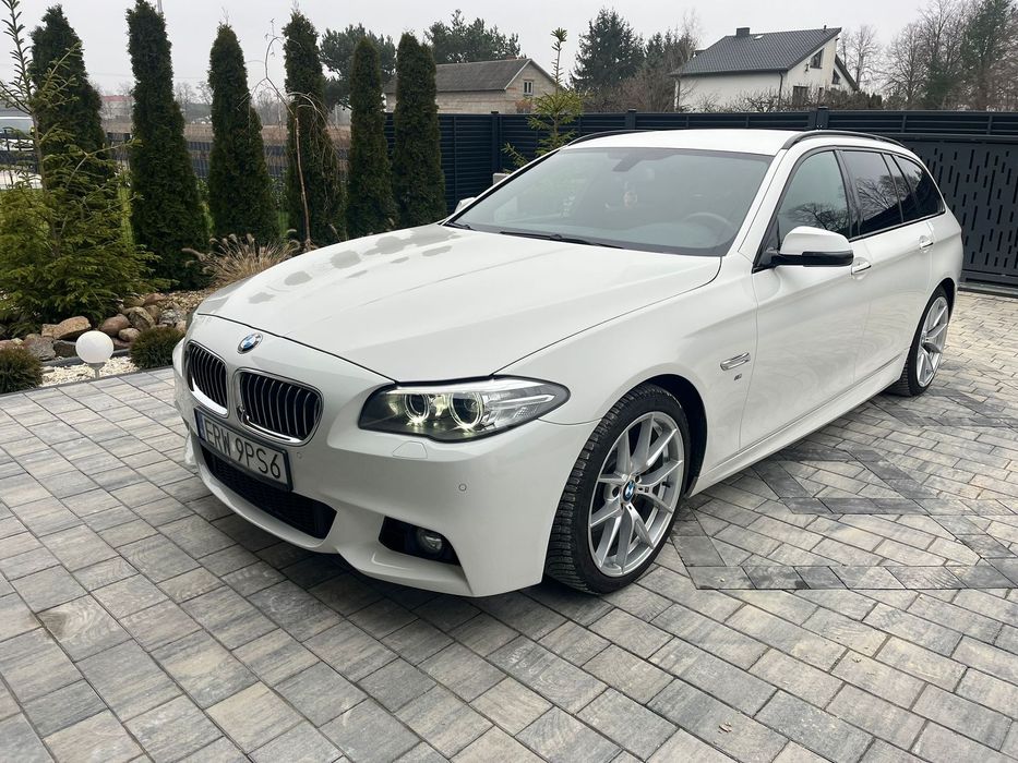 BMW Seria 5 Bmw seria 5 f11 2.0diesel M pakiet 2014r Alpinweiss 3 piękna zamiana!!