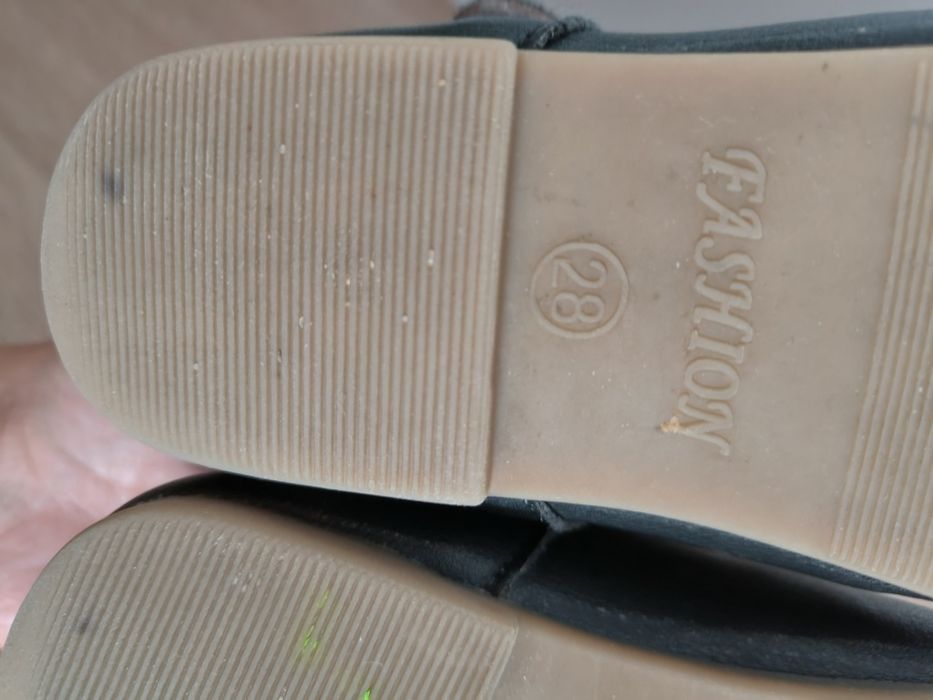 Buciki pantofelki balerinki czarne