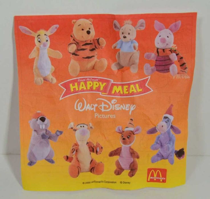"The Tigger Movie" McDonald's 2000
