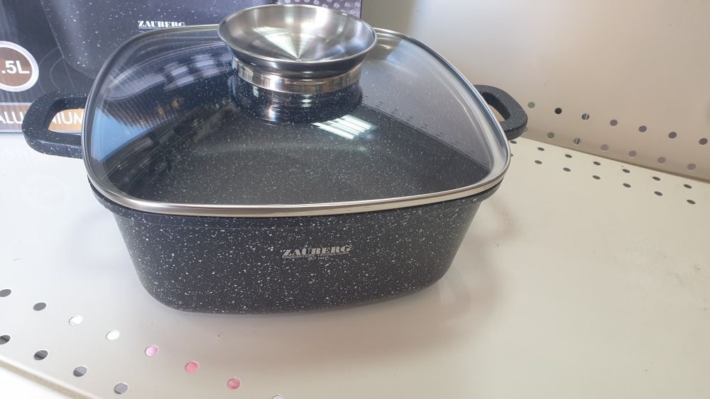 Каструля з мармуровим  покриттям