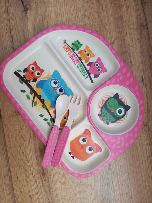 Дитячий бамбуковий посуд