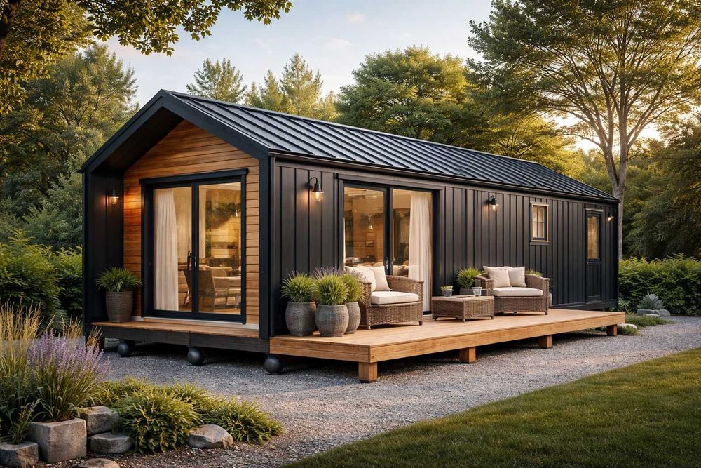 Domek Modułowy 36M2 DOMEK MOBILNY całoroczny SUPER CENA! stan Basic