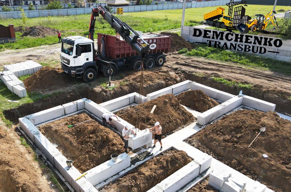 Оренда Екскаватора–навантажувача Крана Маніпулятора Ямобур Буріння