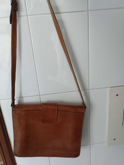 Mala em couro anos 70