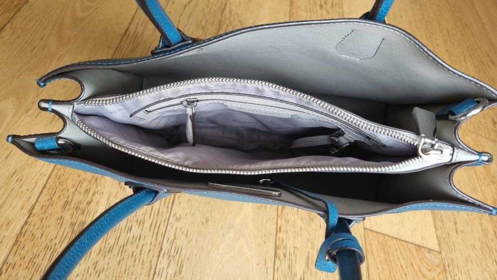 MICHAEL KORS torebka torba skórzana oryginał damska turkusowa