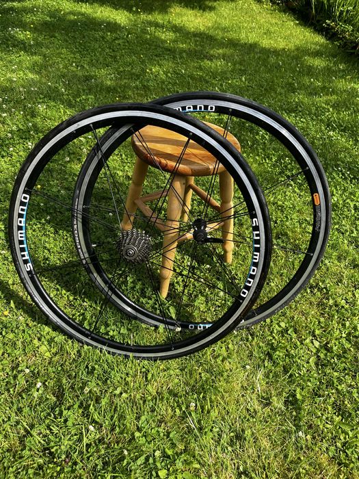 Komplet Kół Szosowych Shimano WH-R501 28" + Opony Michelin / Shimano + Kaseta