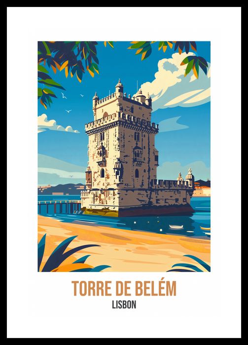 Plakat 30x45cm Torre de Belm, Lisbon