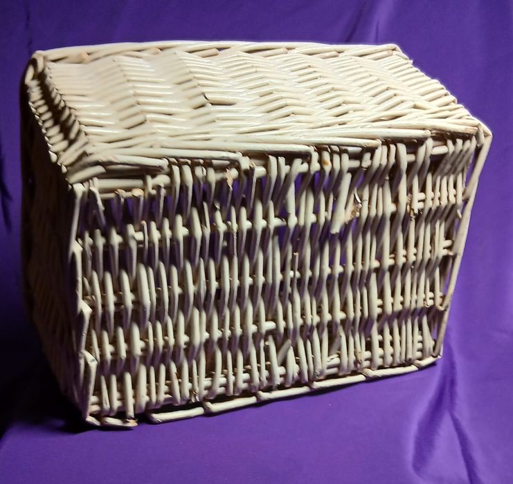 Cesta de vime claro