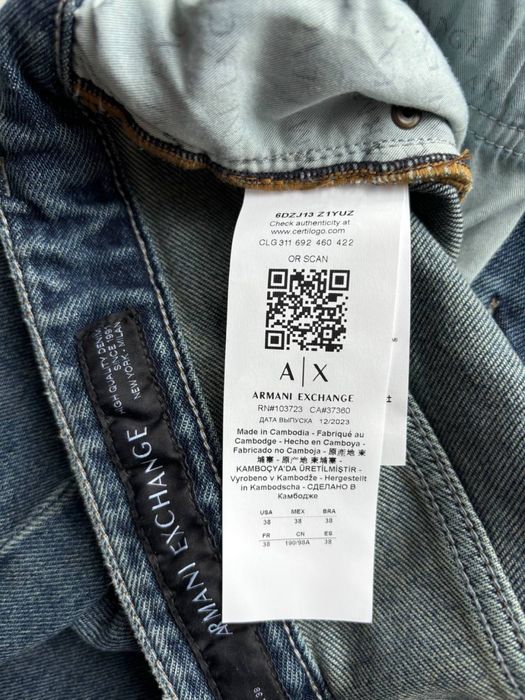 Чоловічі джинси Armani Exchange j13, 34,38