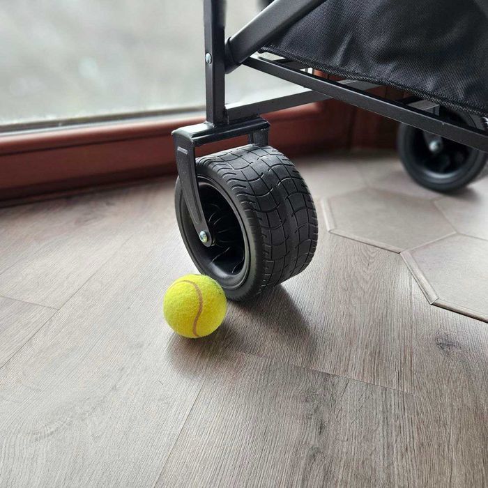 Mocny Duży Wózek Wędkarski Transportowy 150KG 150L Koła XXL Na Ryby