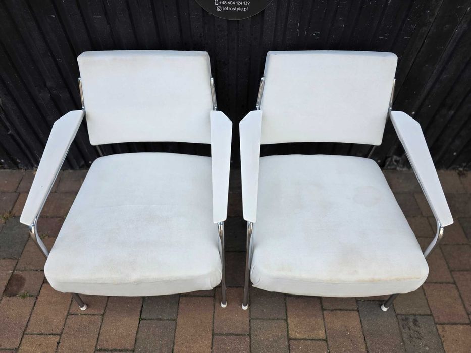 Designeskie fotele KOVONA - Bauhaus lata 60. Czechosłowacja, Mid-Century, PRL * GRATIS stolik