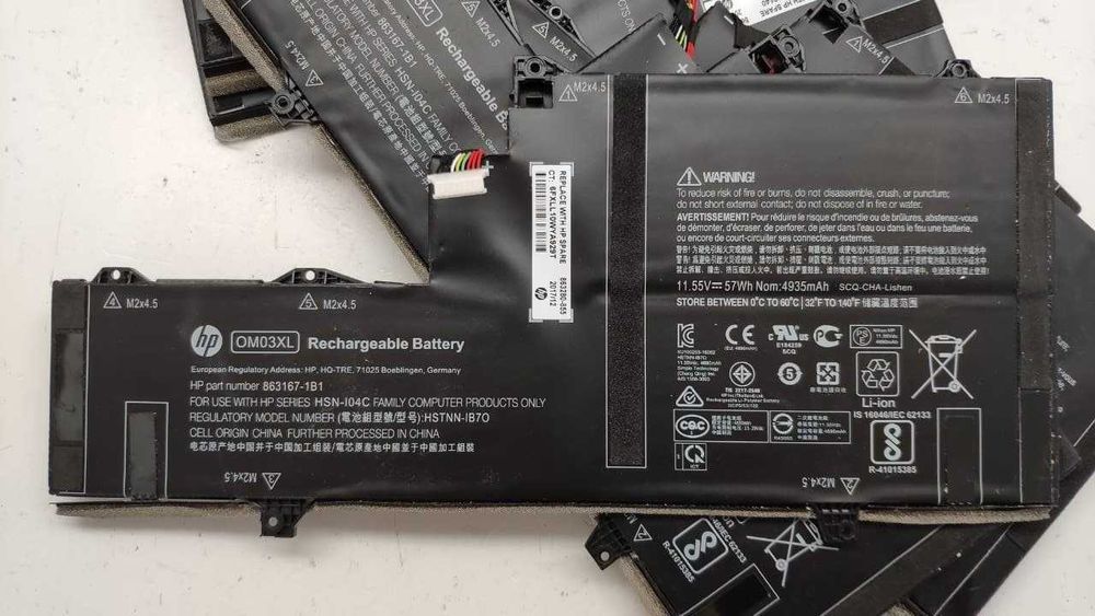 Батарея АКБ HP EliteBook X360 1030 G2 OM03XL 11.55V 57Wh