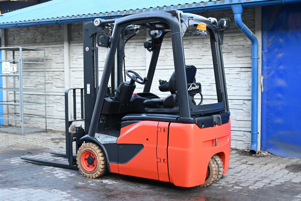 Wózek widłowy Linde E14-02 Duplex 272 cm 2018 rok 3730 mth FHP 444