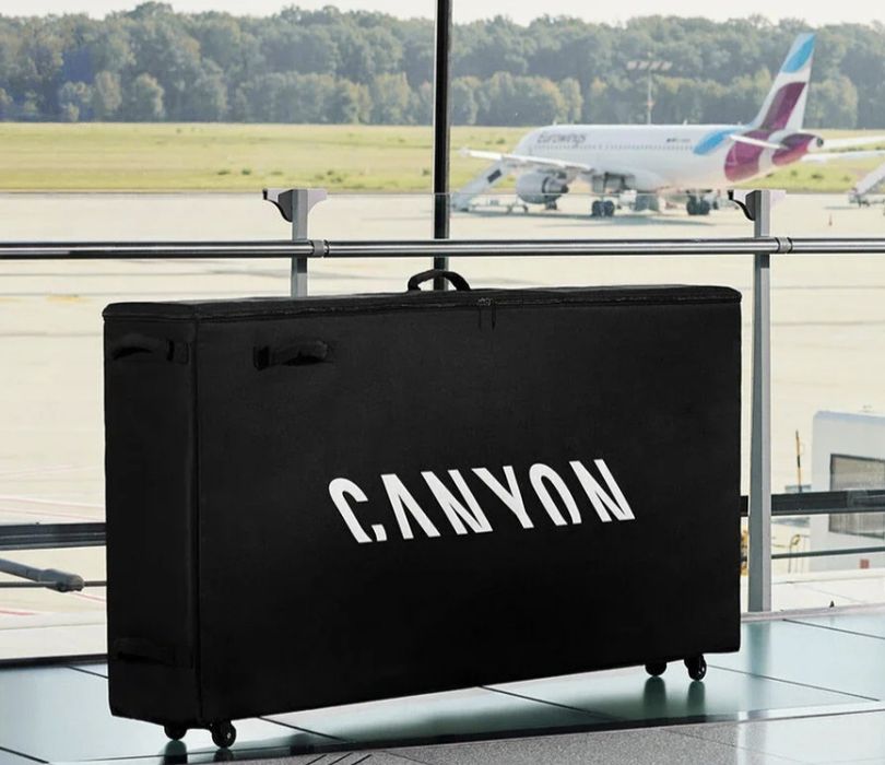 Canyon MTB Bike Guard System, torba na karton rowerowy samolot