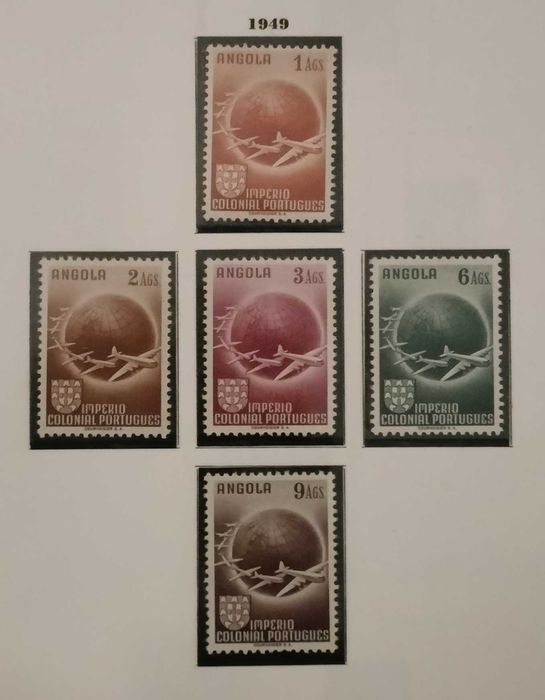 Album de selos de Angola desde o Século XIX