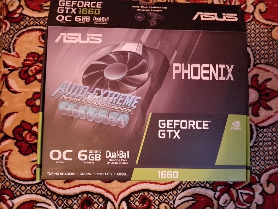 Asus gtx 1660 6Gb Oc edition.
