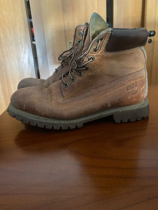 Camel Timberland Boots in Good Condition64297899681155121